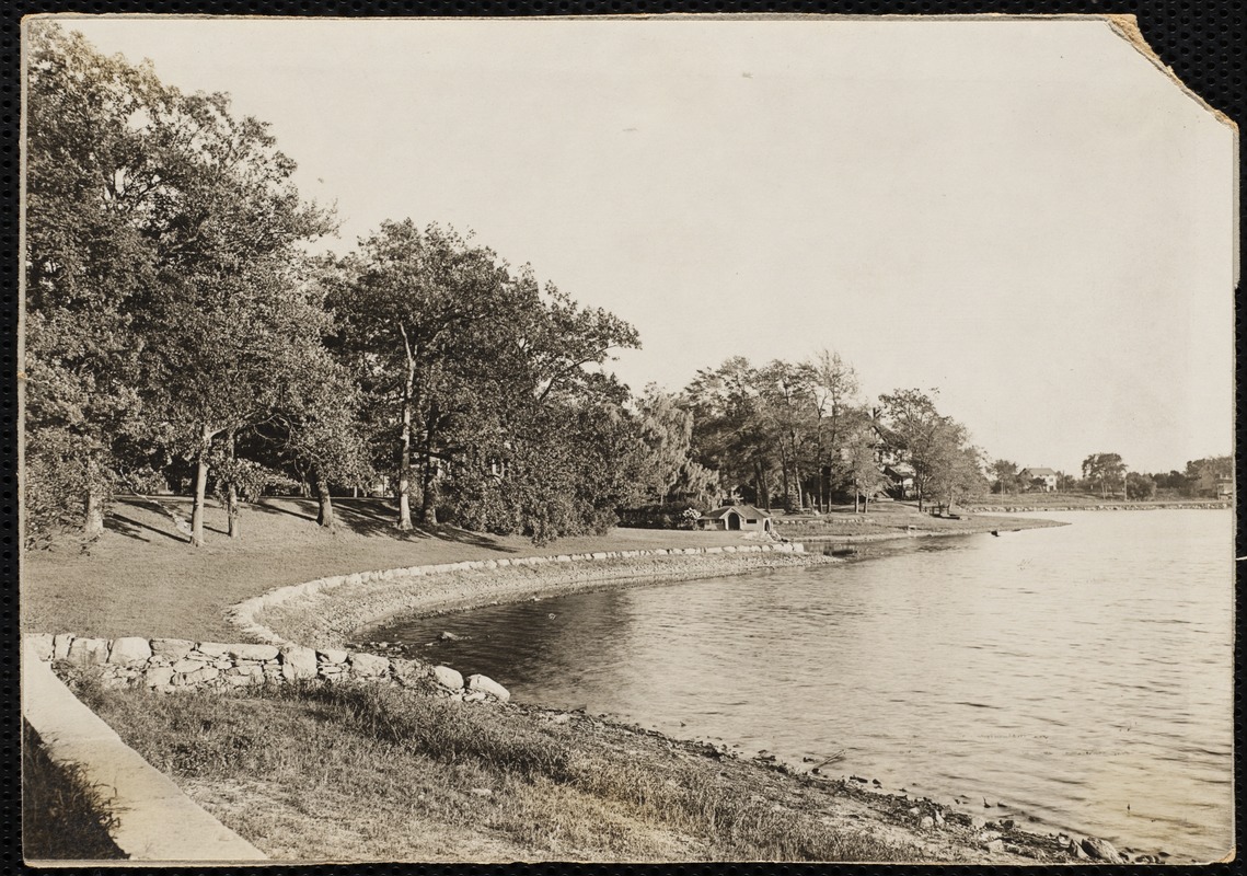 Crystal Lake, Newton, MA. Crystal Lake, looking east