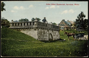 Newton, MA. John Eliot Memorial