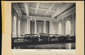 Newton City Hall. Newton, MA. Newton City Hall - Aldermen Chamber
