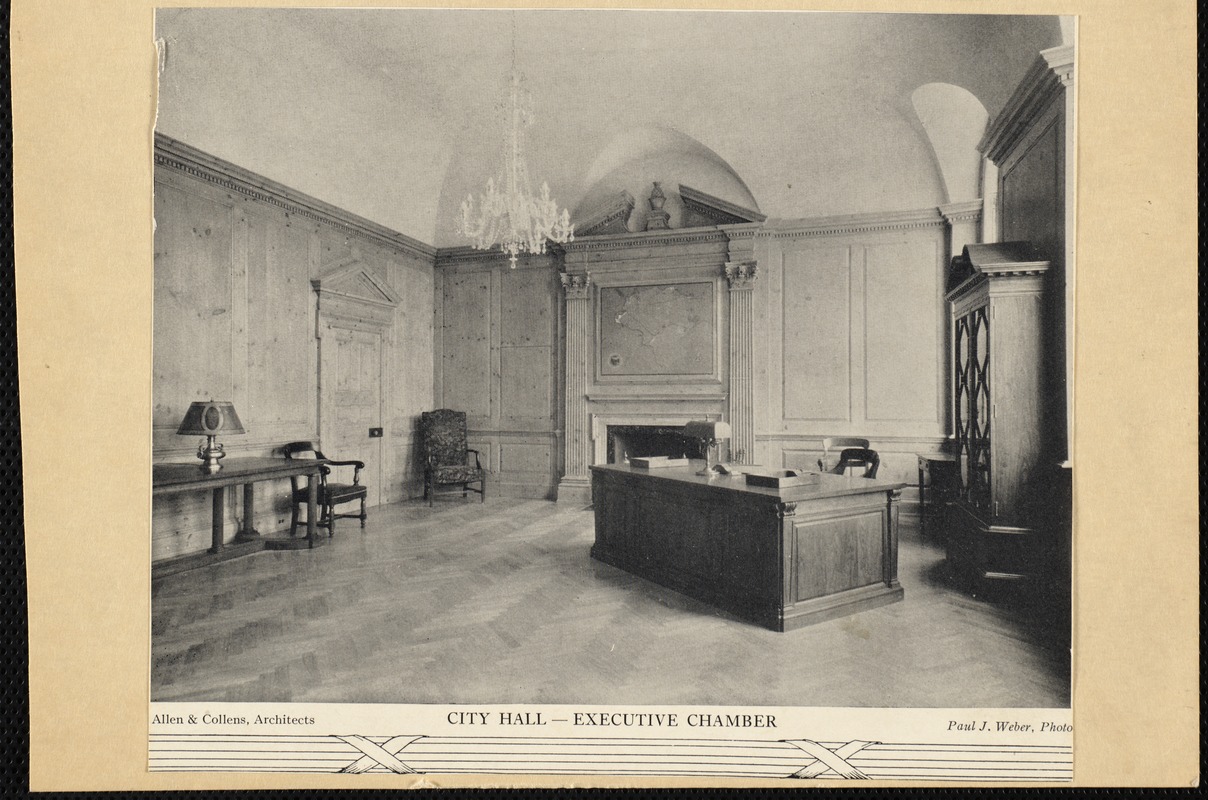 Newton City Hall. Newton, MA. Newton City HallExecutive Chamber