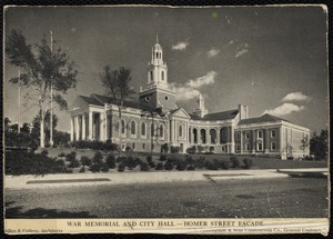 Newton City Hall. Newton, MA. Newton City Hall & War Memorial