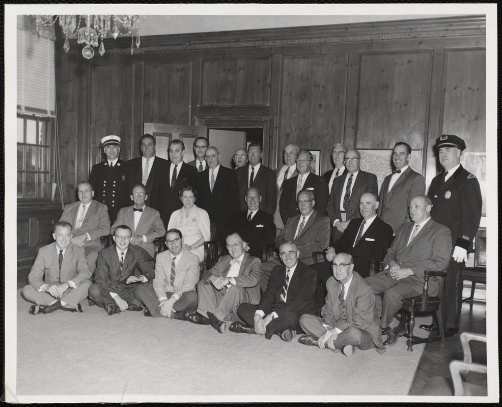 Newton City Hall. Newton, MA. C. Employees Group