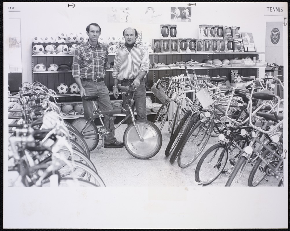 Business and shopping. Newton, MA. Rogan's Sporting Goods Digital