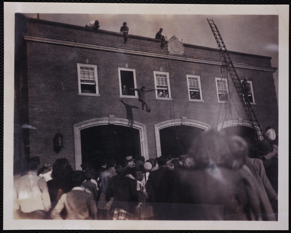 Fire Department. Newton, MA. Station, Newton Corner - drills