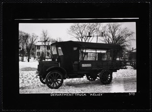 Forestry Department. Newton, MA. Forestry truck