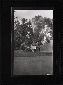 Forestry Department. Newton, MA. Forestry - spraying Commonwealth Ave