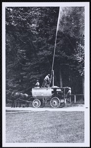 Forestry Department. Newton, MA. Forestry sprayer