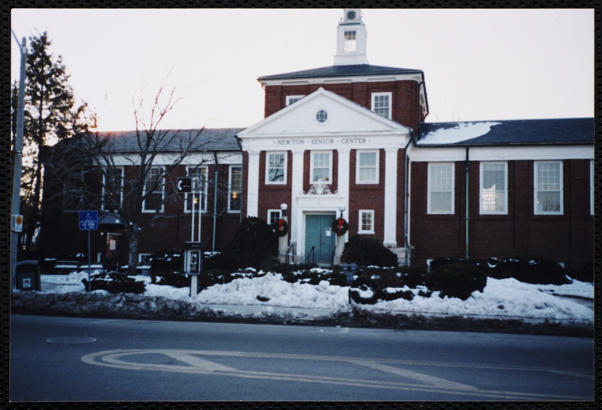 Houses. Newton, MA. Newton Senior Center (was Newtonville branch