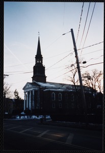 Houses. Newton, MA. Christian Science Church, Newtonville