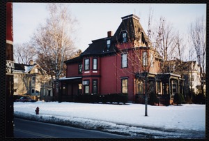 Houses. Newton, MA. House, Walnut & Cabot, Newtonville