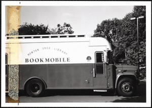 Newton Free Library, Newton, MA. PR pictures. Newton Free Library bookmobile