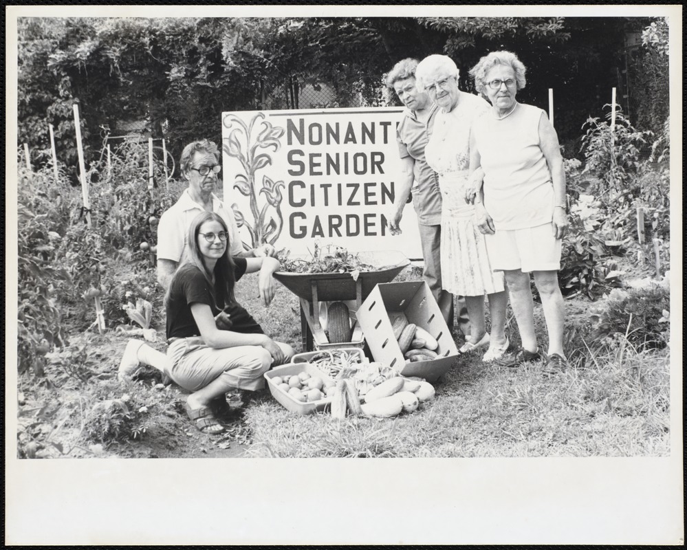 Villages of Newton, MA. Nonantum. Nonantum Senior Citizens Garden