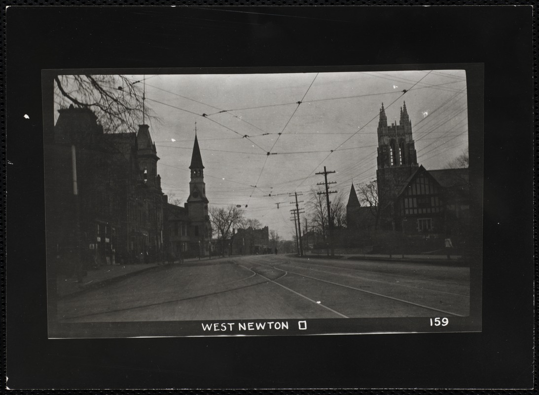 Villages of Newton, MA. West Newton. West Newton Square Digital