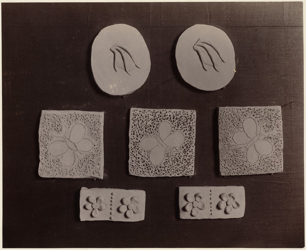 Seven examples of modelling: Branches, butterflies & flowers (J. Bates School, class III "The 'ovvid'")