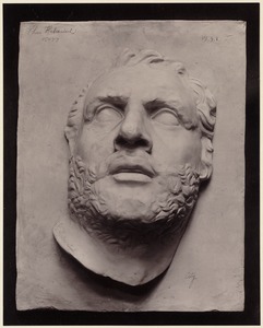 Bust of bearded man