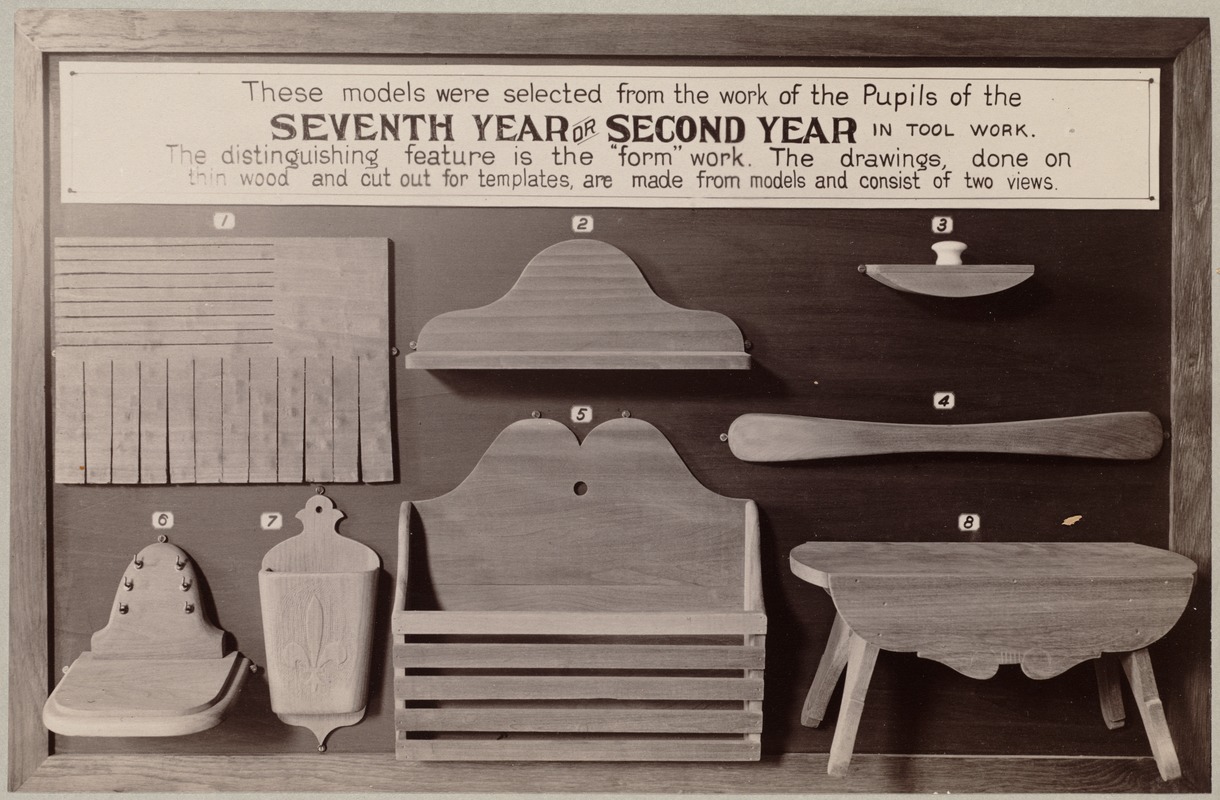 Seventh year or second year in tool work - distinguishing feature is the "form" work