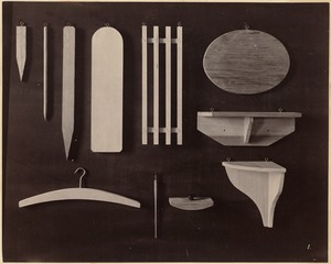 Examples of wood working - F. M. Leavitts School, grade VII