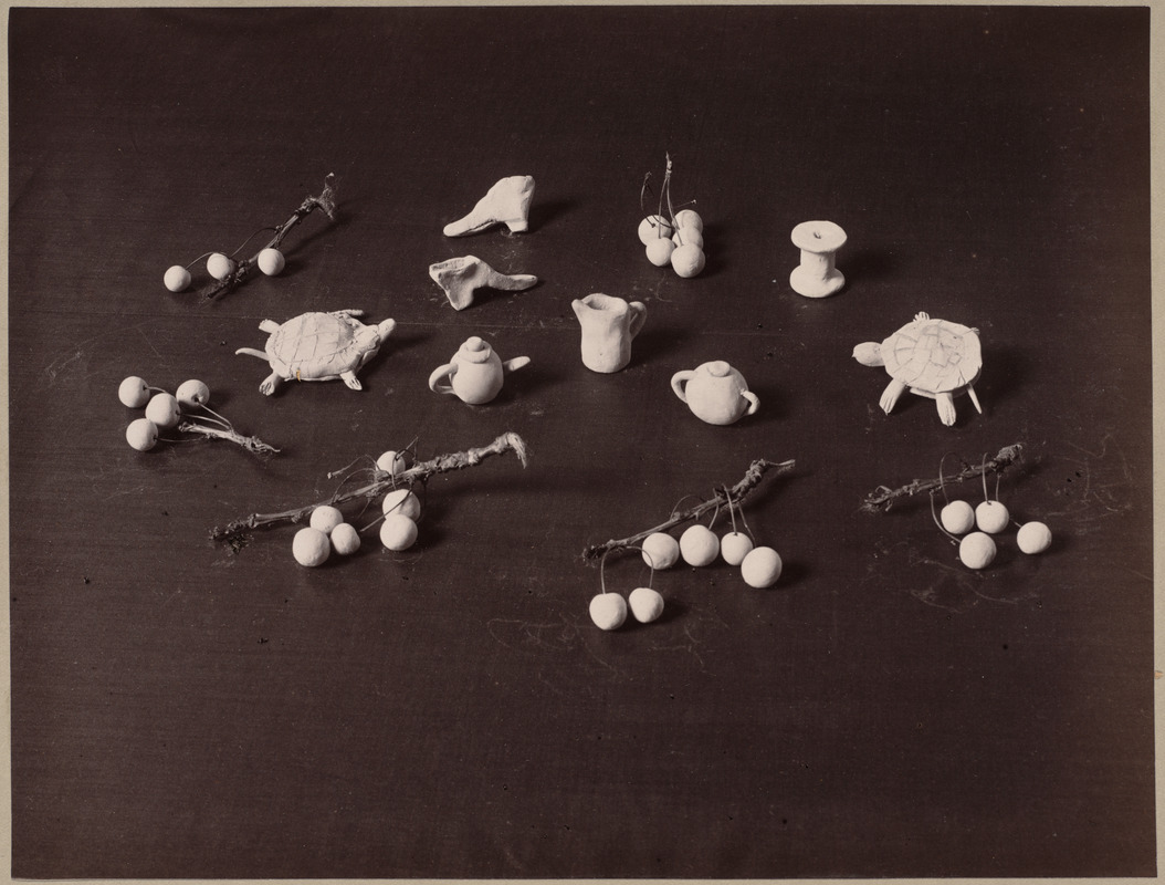 Clay work from primary schools. Class III., Bennett, Dearborn, and Hyde Districts.