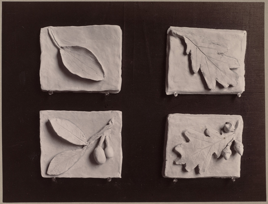 Clay work from primary school. Class III., Phillips District.