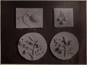 Clay work from primary schools. Class II., Prescott and Quincy Districts.