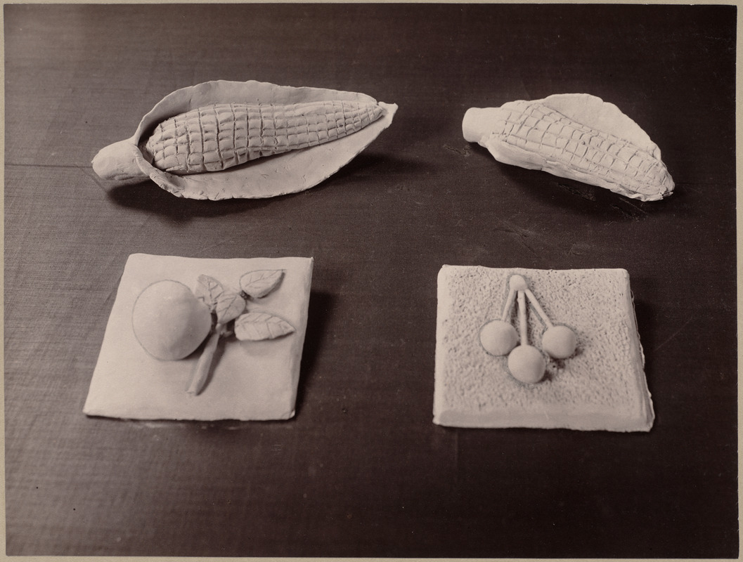 Clay work from primary schools. Class II., Prescott and Quincy Districts.