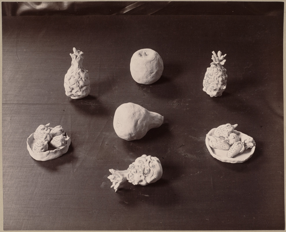 Clay work from primary schools. Class II., Mather and Prescott Districts.