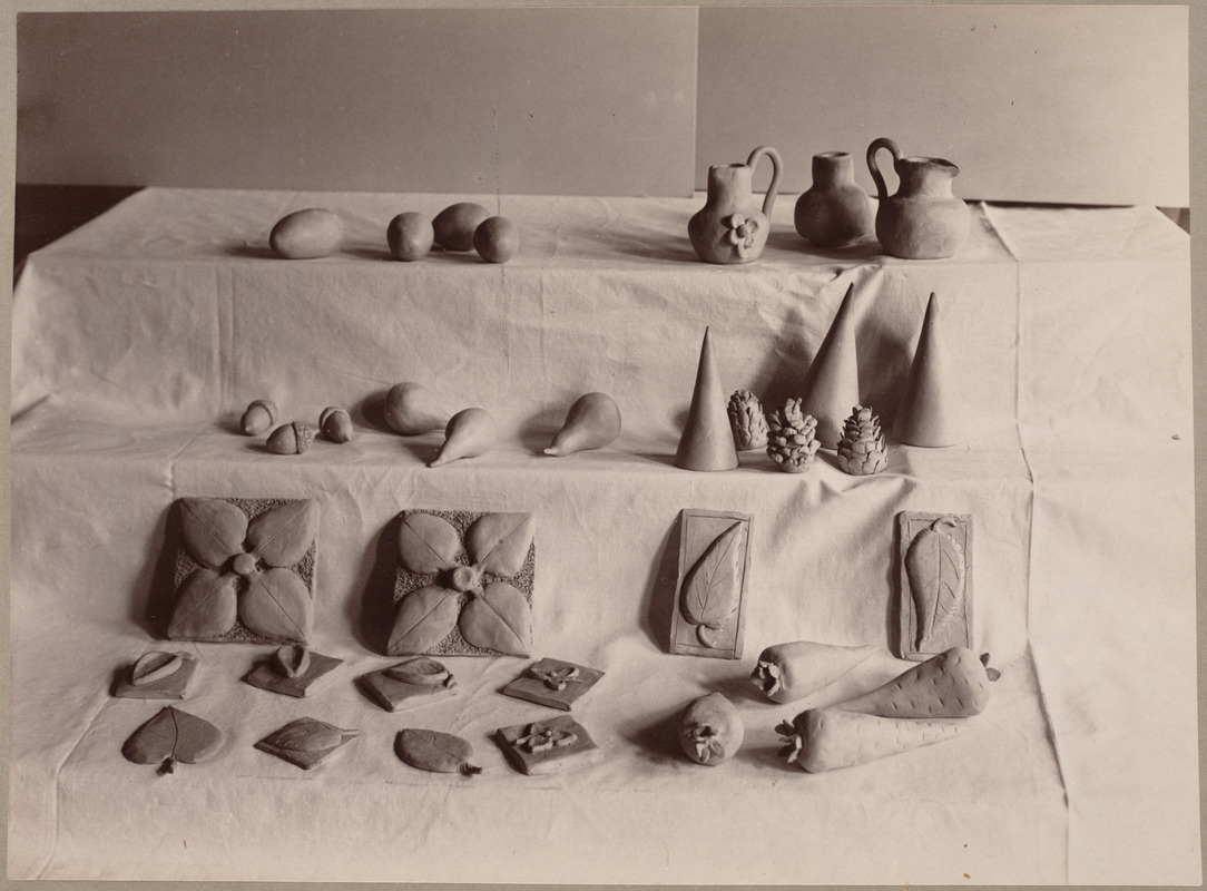 Clay work from primary schools, Dillaway District