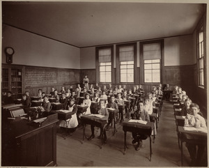 Grammar school, class V. Henry L. Pierce District.