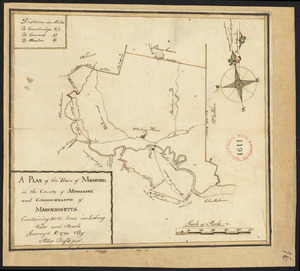 Plan of Medford made by Peter Tufts, Jr., dated 1794.
