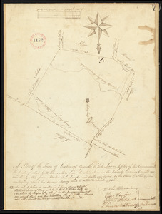 Plan of Boxborough made by Silas Holman, dated November, 1794.