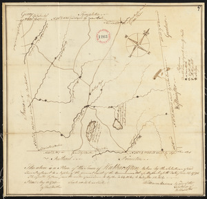 Plan of Hubbardston made by Daniel Walker, dated May 20, 1795.