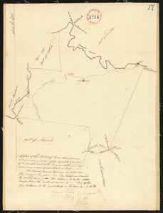 Plan of District of Dover, surveyor's name not given, dated October, 1794.