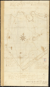 Plan of Waterborough surveyed by Michel Bowden dated May 26, 1795.