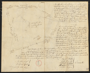 Plan of Northborough surveyed by Silas Keyes, dated February 23, 1795.