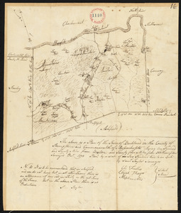 Plan of Buckland made by Samuel Taylor dated December, 1794.