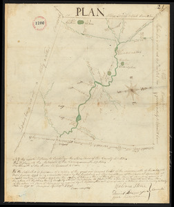 Plan of Townsend, surveyor's name not given, datd April 17, 1795.