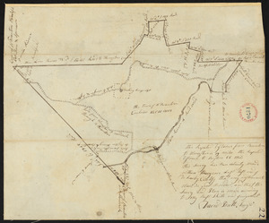 Plan of New Braintree, made by David Pratt, dated 1794.