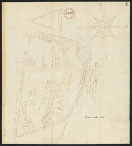 Plan of Cornish, made by John Wingate, dated May 1, 1795.