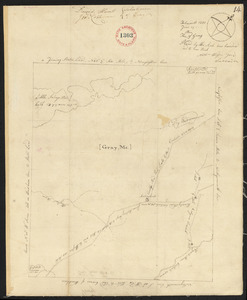 Plan of Gray, Me. (New Boston), made by Nathaniel Wilson, dated June 19, 1795.