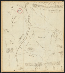 Plan of Billerica, made by Samuel Whiting, dated November, 1794.