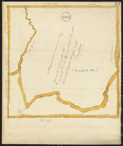 Plan of [New] Pennacook (Rumford) surveyed by Francis Keyes, dated December 26, 1795.