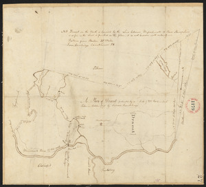 Plan of Dracut, surveyor's name not given, dated 1794.
