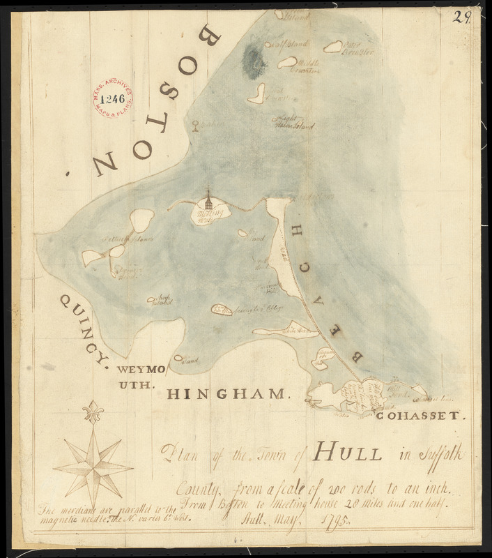 Plan of Hull, surveyor's name not given, dated May 1795.