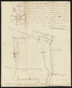 Plan of New Milford (Alna) surveyed by John T Foye, dated December 24, 1795.