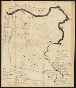 Plan of Montague made by Elisha Root, dated November 1794.