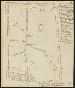 Plan of Monson surveyed by Admatha Blodgett, dated March 14, 1795.