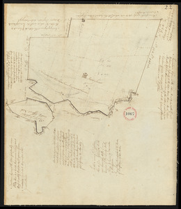 Plan of Dighton, surveyor's name not given, dated 1794.