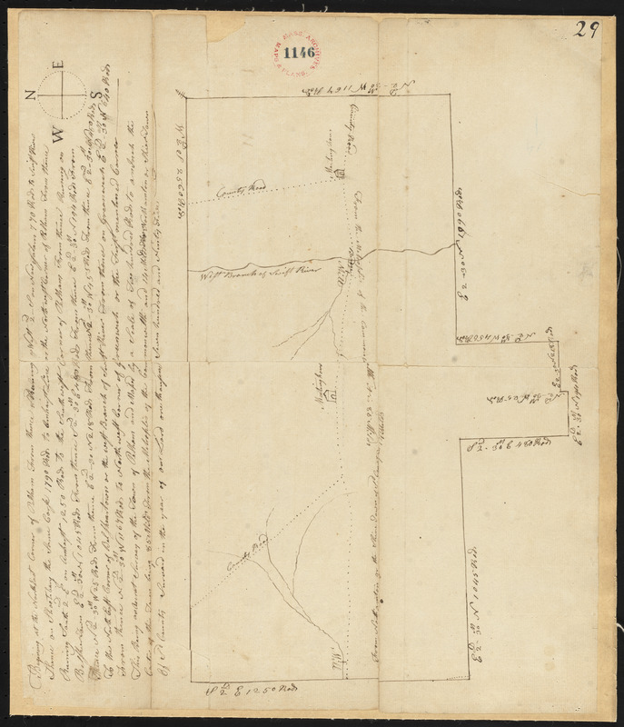 Plan of Pelham, surveyors' name not given, dated 1795.