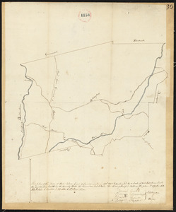 Plan of Ware, surveyor's name not given, dated April 1795.