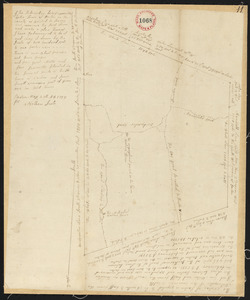 Plan of Easton, made by Nathan Selee, dated May 29, 1795.
